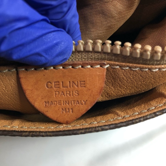 Celine Brown Macadam Crossbody Bag Sku#84022 - Picture 7 of 11